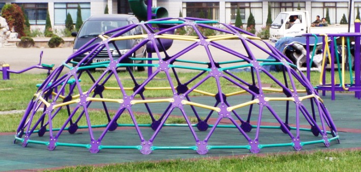 Outdoor Fitness Playground Park Dome Climber